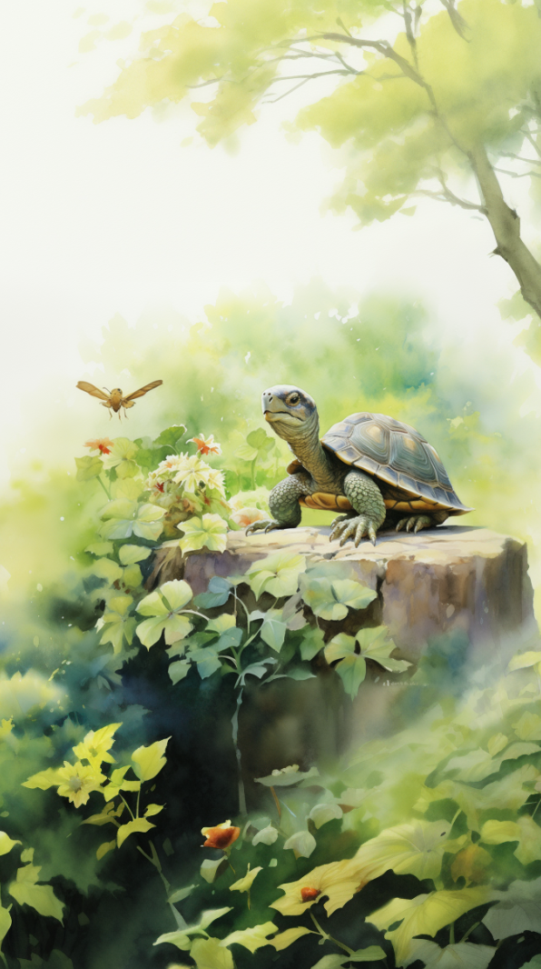 The Tale of the Wise Tortoise and the Lonely Bird