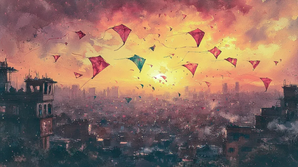 Kites festival Makar Sankranti / Uttarayan